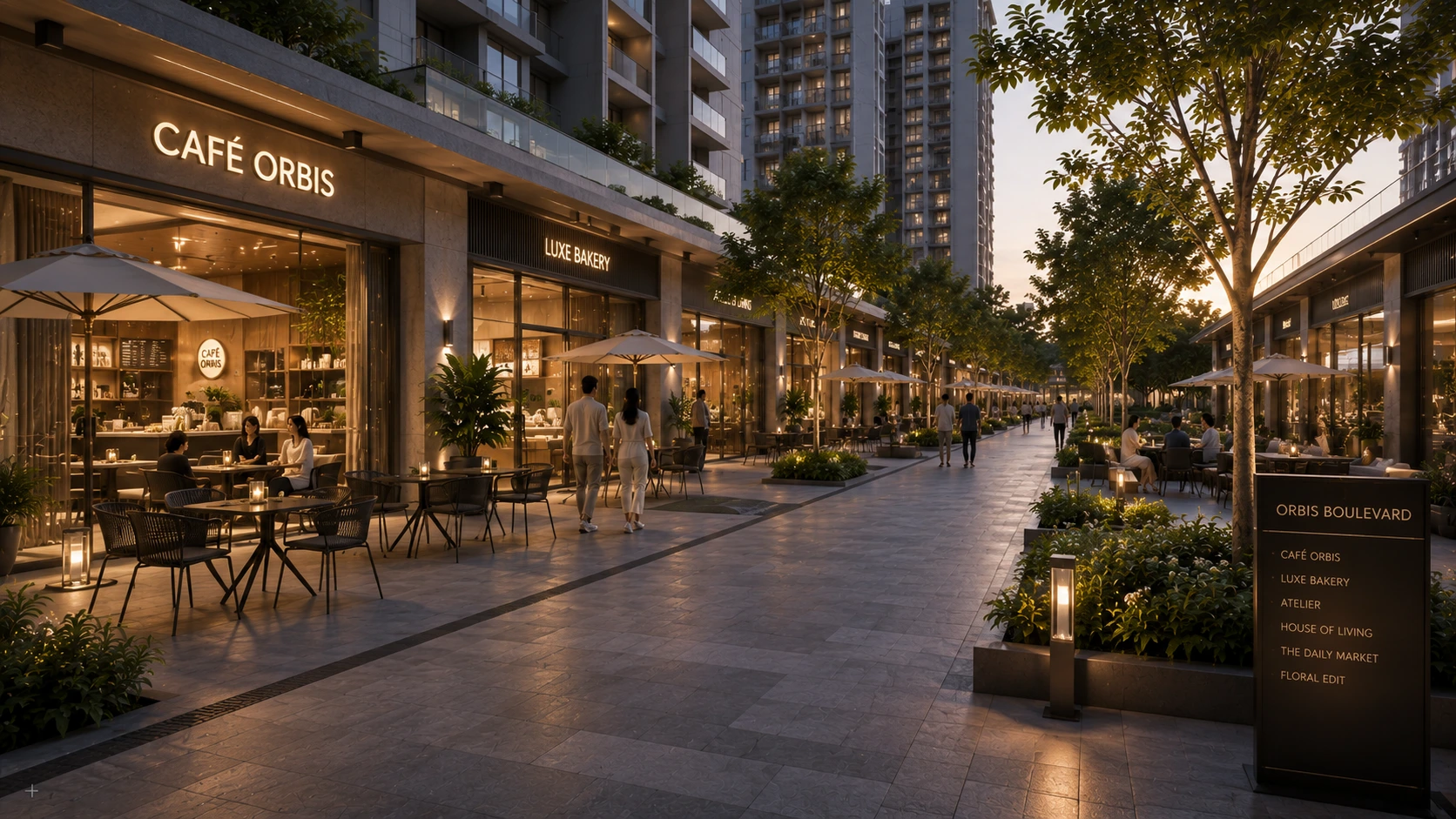 Retail boulevard