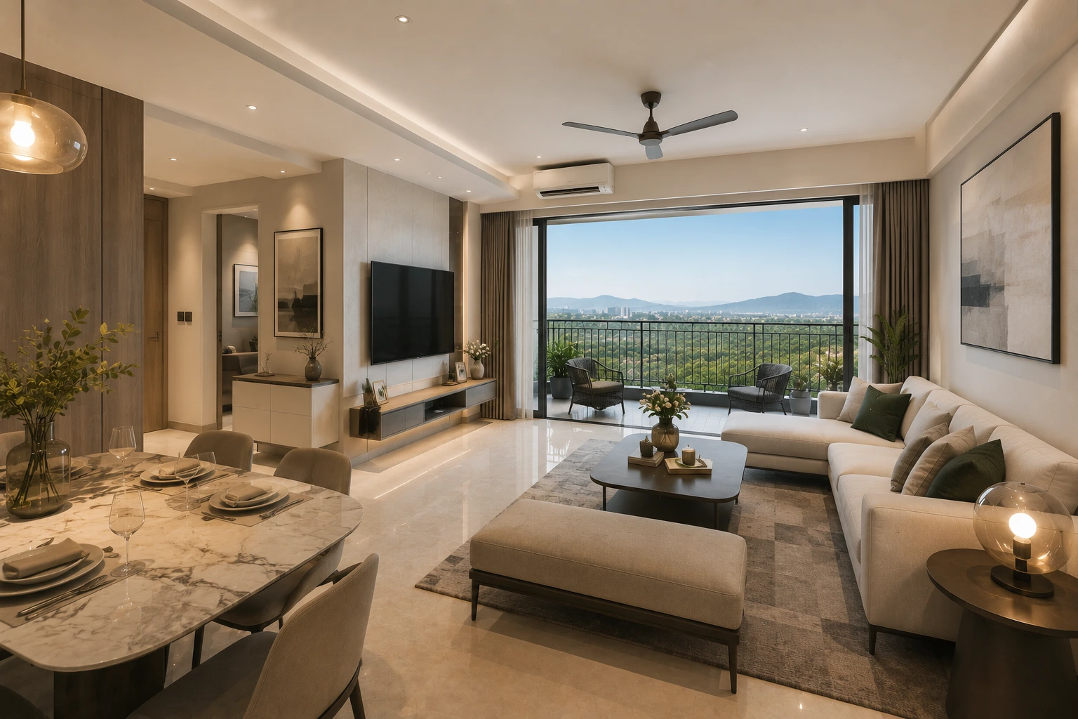 3 BHK interior
